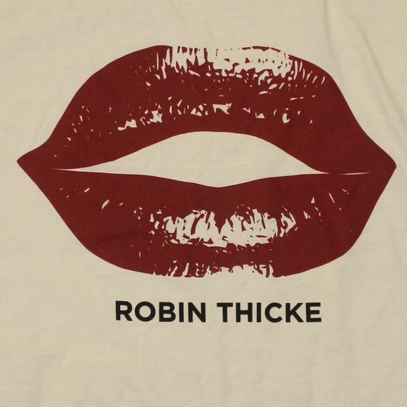 Robin Thicke Lips Shirt Tee - Tultex T-Shirt - M - Picture 2 of 4